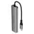 ACEFAST J18 6 in 1 USB-C Hub HDMI 4K 60Hz HD PD 90W Fast Charge Docking Station with SD / TF Card Slot - Gray